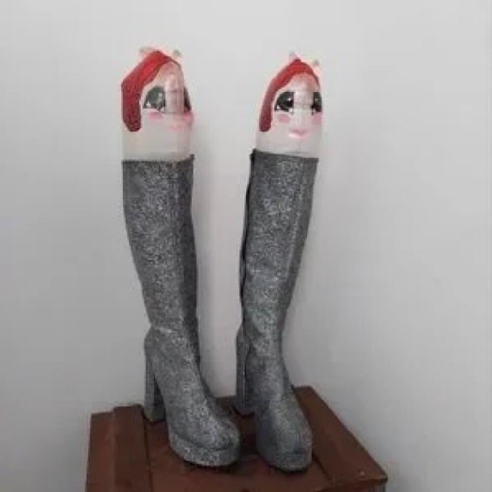 Vintage 1970’s Retro Whimsical Inflatable Boot Shaper Inserts